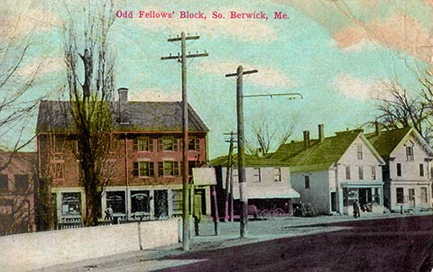 Odd fellows hall in south berwick, Maine
