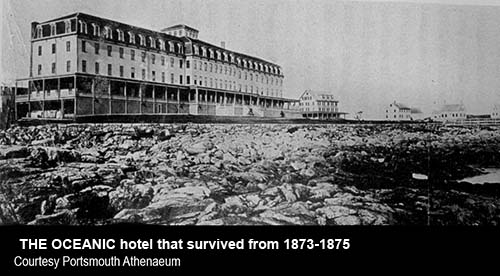 Oceanic Hotel circa 1873 / Portsmouth Athenaeum photo