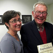 Publisher Maryellen Burke and author RIchard E Winslow III / SeacoastNH.com photo