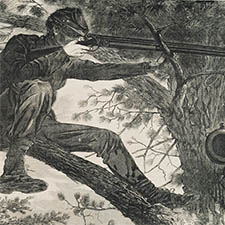 Detail from Sharpshooter by Winslow Homer