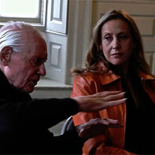 Playwright Harrison Monane and actor Indira Leal at the 2013 Intelligent Theatre Festival Photo by Genevieve Aichele