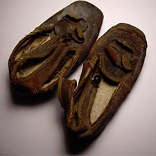 Shoes in the wall