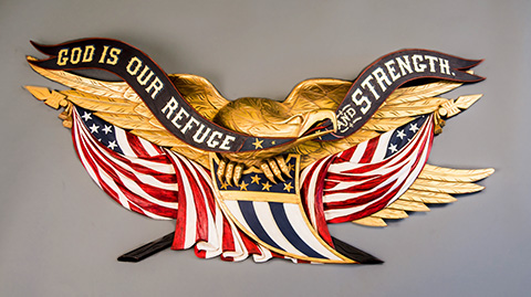 Eagle small with banner color