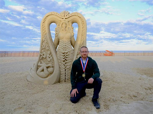 Inseminate Sand Sculpture 2014 winner Hampton Beach