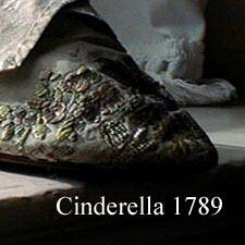 Brocade slipper 1789 / SeacoastNH.com photo