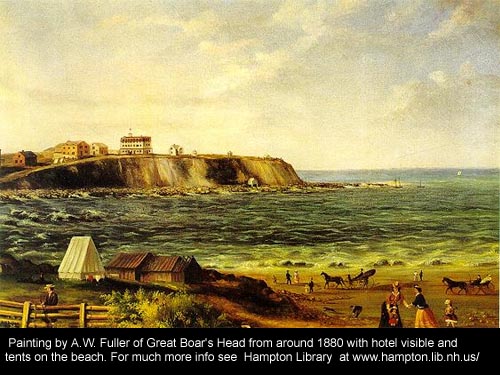 Painting of Boar's Head  in Hampton Beach, NH