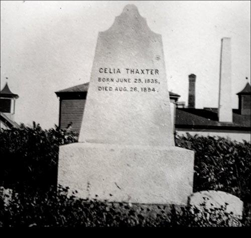 Celia Thaxter grave as ween between 1894 and 1914 / Portsmouth Athenaeum