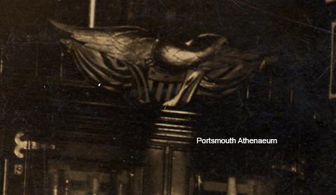 Portsmouth bar detail 01 with Ballamy eagle