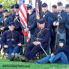 Civil War encampment at Strawbery Banke in 2011