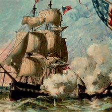 Old Ironsides defeats HMS guerre