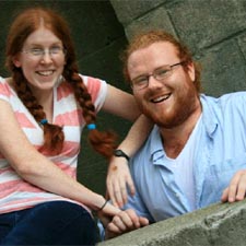Grady O'Neil -Stage Manager and Miles Burns Writer and Cast member.