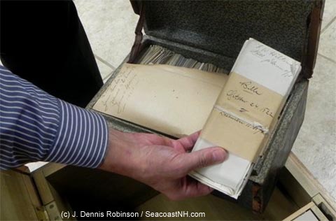 Fire society documents soon to be studied and catalogued / SeacoastNH.com photo