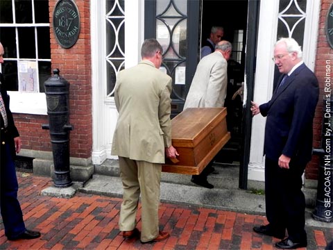 200 years of artifacts from the Portsmouth Federal Fire Society enter the Portsmouth Athenaeum for study and anlysis prior to an upcoming exhibit / J. Dennis Robinson at SeacoastNH.com