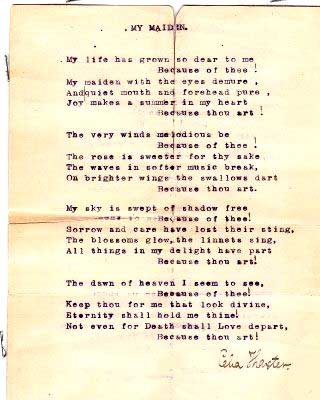 Early typed manusciprt