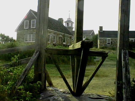 Old turnstile facing Vaughan Cottage Museum / J. Dennis Robinson