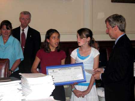 Lighthouse Kids raise funds that state of NH could not. Kids raise matching dollars to save historic state of NH landmark. / Courtesy Photo
