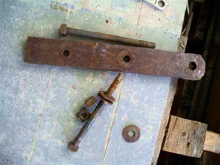 Detail of bracket possibly used to move and raise hotel at Isles of Shoals/ Linda Anderle