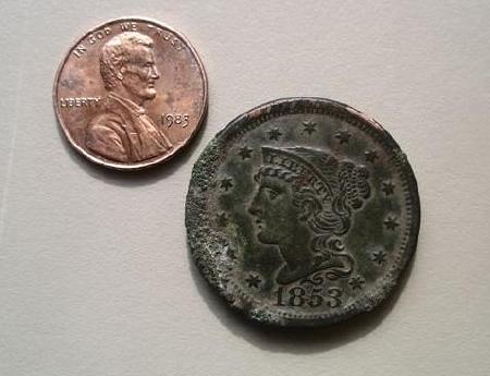 Pre Civil War penny / SeacoastNH.com