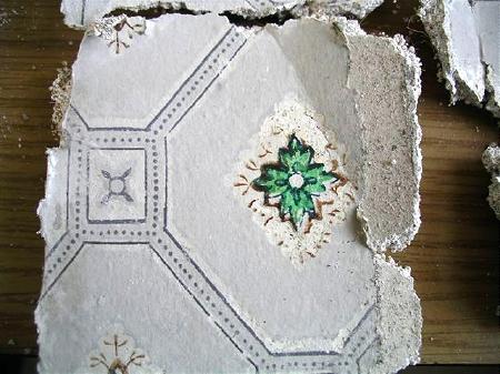 Early wallpaper in Gosport House