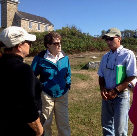 Vicky Hardy Jeanne Shaheen Jack Farrell talk on Star Island