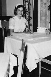 Folding napkins at Wentworth hotel